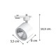 InLight Σποτ Ράγας Λευκό (T00501-WH)