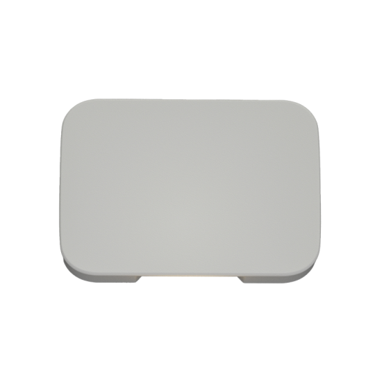 InLight Silver Outdoor Wall Lamp White (80202420)