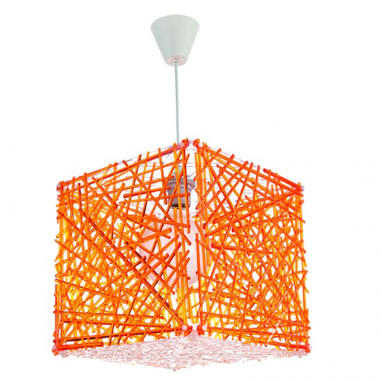 InLight Κρεμαστό φωτιστικό από πορτοκαλί plexiglass (4339-Πορτοκαλί)