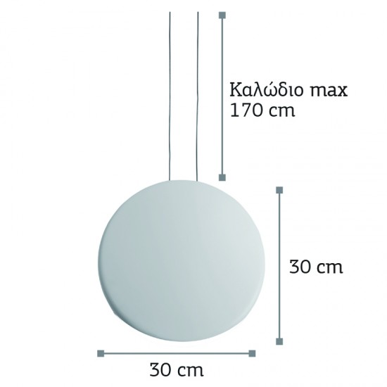 InLight Κρεμαστό φωτιστικό από γκρι αλουμίνιο (4519-Γκρι) InLight Κρεμαστό φωτιστικό από γκρι αλουμίνιο (4519-Γκρι)