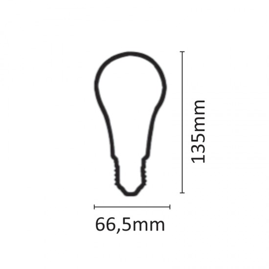 E27 LED A67 18watt 3000Κ Θερμό Λευκό (7.27.18.04.1) E27 LED A67 18watt 3000Κ Θερμό Λευκό (7.27.18.04.1)