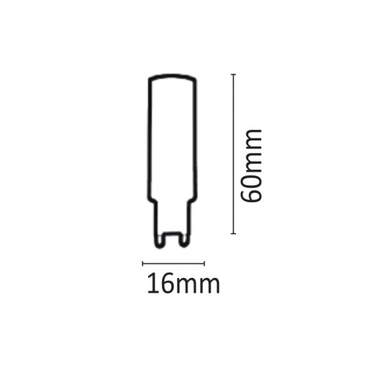 G9 LED 8watt 3000Κ Θερμό Λευκό (7.09.08.09.1) G9 LED 8watt 3000Κ Θερμό Λευκό (7.09.08.09.1)