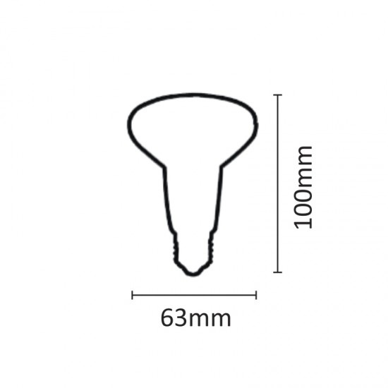 E27 LED R63 8watt 6500Κ Ψυχρό Λευκό (7.27.08.08.3) E27 LED R63 8watt 6500Κ Ψυχρό Λευκό (7.27.08.08.3)