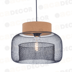 ^ΚΡΕΜΑΣΤΟ Φ/Σ 1ΧΕ27 ΦΕΛΛΟΣ+ΜΑΥΡΟ ΜΕΤΑΛΛΟ D34XH120CM MARACU