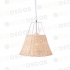 ^ΚΡΕΜΑΣΤΟ Φ/Σ 1ΧΕ27 ΡΑΤΑΝ+ΛΕΥΚΟ ΜΕΤΑΛΛΟ D30XH120CM ZORBAS