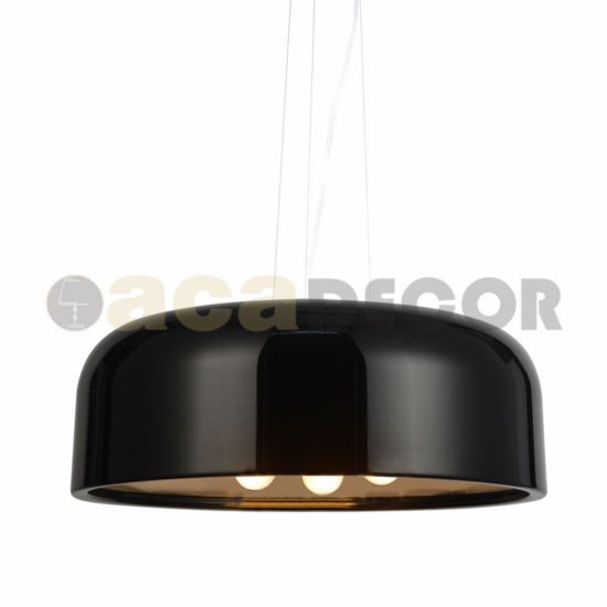 ΚΡΕΜΑΣΤΟ Φ/Σ 3XE27 ΜΕΤΑΛΛΙΚΟ ΜΑΥΡΟ Φ48cm SALON ΚΡΕΜΑΣΤΟ Φ/Σ 3XE27 ΜΕΤΑΛΛΙΚΟ ΜΑΥΡΟ Φ48cm SALON