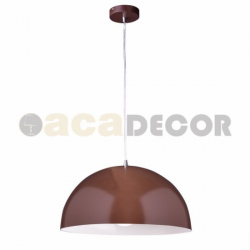 ΚΡΕΜΑΣΤΟ Φ/Σ 1XE27 ΜΕΤΑΛΛΙΚΟ ΚΑΦΕ Φ40cm MELINA