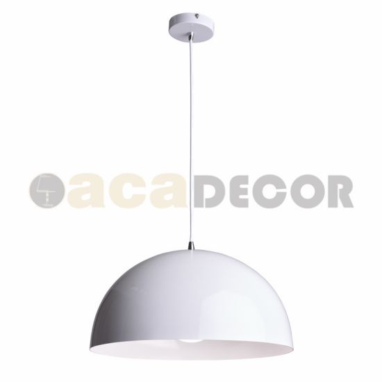 ΚΡΕΜΑΣΤΟ Φ/Σ 1XE27 ΜΕΤΑΛΛΙΚΟ ΛΕΥΚΟ Φ40cm MELINA ΚΡΕΜΑΣΤΟ Φ/Σ 1XE27 ΜΕΤΑΛΛΙΚΟ ΛΕΥΚΟ Φ40cm MELINA