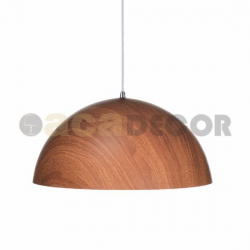 ΚΡΕΜΑΣΤΟ Φ/Σ 1ΧΕ27 ΜΕΤΑΛΛΙΚΟ ΑΠΟΧΡ.TEAK ΞΥΛΟΥ Φ40ΧΗ110CM MELINA