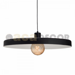 ΚΡΕΜΑΣΤΟ Φ/Σ 1ΧΕ27 ΜΕΤΑΛΛΙΚΟ ΜΑΥΡΟ Φ60ΧΗ120CM DOMENICA