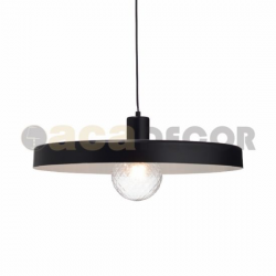 ΚΡΕΜΑΣΤΟ Φ/Σ 1ΧΕ27 ΜΕΤΑΛΛΙΚΟ ΜΑΥΡΟ Φ50ΧΗ120CM DOMENICA