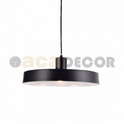 ΚΡΕΜΑΣΤΟ Φ/Σ 1ΧΕ27 ΜΕΤΑΛΛΙΚΟ ΜΑΥΡΟ Φ36ΧΗ120CM DOMENICA