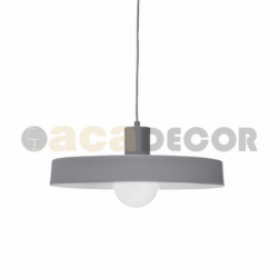 ΚΡΕΜΑΣΤΟ Φ/Σ 1ΧΕ27 ΜΕΤΑΛΛΙΚΟ ΓΚΡΙ Φ36ΧΗ120CM DOMENICA