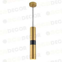 ^ΚΡΕΜΑΣΤΟ Φ/Σ 1XGU10 ΟΡΕΙΧΑΛΚΟ ΜΕΤΑΛΛΙΚΟ D8XH120CM DA VINCI