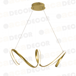 ^ΚΡΕΜΑΣΤΟ Φ/Σ LED 40W 3000K 2400LM ΟΡΕΙΧΑΛΚΟ ΑΛΟΥΜΙΝΙΟ 64X22ΧΗ120CM CLEO