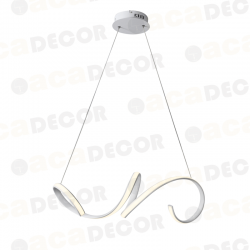 ^ΚΡΕΜΑΣΤΟ Φ/Σ LED 40W 3000K 2400LM ΛΕΥΚΟ ΑΛΟΥΜΙΝΙΟ 64X22ΧΗ120CM CLEO