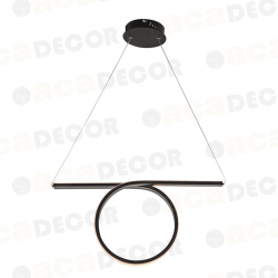 ^ΚΡΕΜΑΣΤΟ Φ/Σ LED 32W 3000K 1920LM ΜΑΥΡΟ ΑΛΟΥΜΙΝΙΟ 64Χ17ΧΗ120CM ZERO