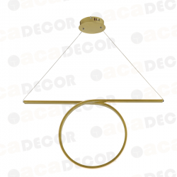 ^ΚΡΕΜΑΣΤΟ Φ/Σ LED 32W 3000K 1920LM ΟΡΕΙΧΑΛΚΟ ΑΛΟΥΜΙΝΙΟ 64Χ17ΧΗ120CM ZERO