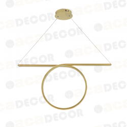 ^ΚΡΕΜΑΣΤΟ Φ/Σ LED 43W 3000K 2580LM ΟΡΕΙΧΑΛΚΟ ΑΛΟΥΜΙΝΙΟ 88Χ17ΧΗ120CM ZERO