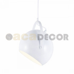 ΚΡΕΜΑΣΤΟ Φ/Σ 1ΧΕ27 ΜΕΤΑΛΛΙΚΟ ΛΕΥΚΟ Φ20X120CM AKANES