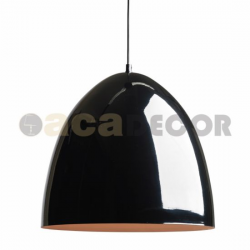ΜΕΤΑΛΛΙΚΗ ΚΑΜΠΑΝΑ 1XE27 ΜΑΥΡΗ Φ40χΗ36cm OTHELLO