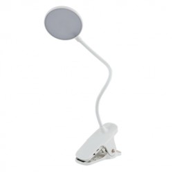 TLC 011 WH ΓΡΑΦΕΙΟΥ LED ΜΑΝΤΑΛΑΚΙ ΣΤΡΟΓΓΥΛΟ ME USB + ΜΠΑΤΑΡΙΑ
