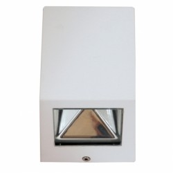 WLC 8107 WH ΑΠΛ.UP/DOWN ΤΕΤΡ.LED 2*5W ΛΕΥΚΗ