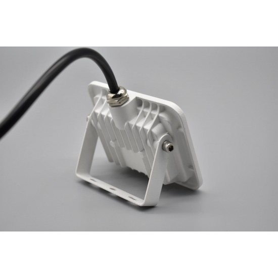 Προβολέας LED 10W SMD 3000K Slim Λευκός