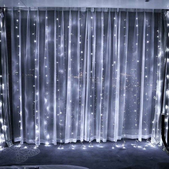 Κουρτίνα LED 300L FLASH 2x2,5m με επέκταση (max2) Ψυχρό