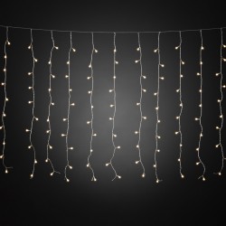 Κουρτίνα LED 100L 1x1,5m + με πρόγραμμα  βροχής Θερμό