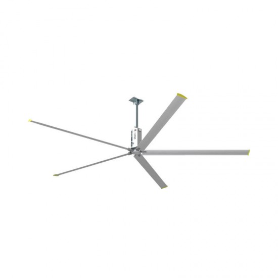 Ανεμιστήρας Οροφής HVLS-D6BAA61 Eurus II Βιομ. 1.5Kw 2200V Ac Φτερά 5X6,1 Mέτρα