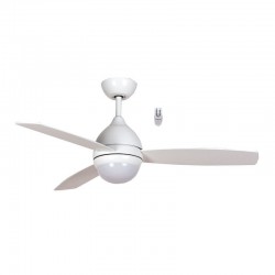 Ανεμιστήρας Οροφής PRCF-80520 Primo 48'' 120εκ. Με τηλεχειριστήριο 1 Φως LED 3Φτερά Λευκός